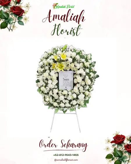 Krans Bunga Duka Pemecutan Kaja